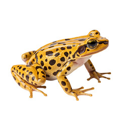 Fototapeta premium Frog isolated on transparent and white background. Ideal for use in advertising. Generative ai