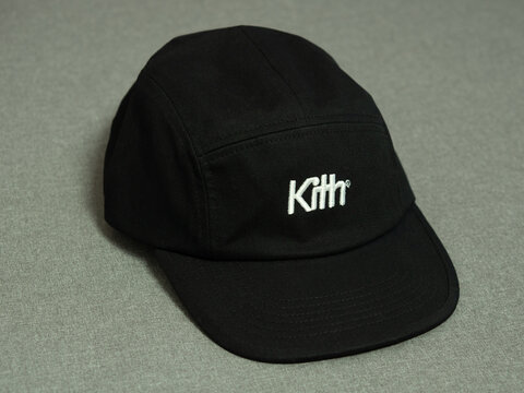 Moscow, Russia . December 5, 2023 kith cap 5 panels. kith logo