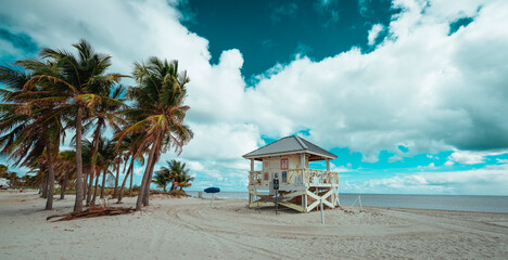 hut on the beach paradise Florida 