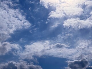 Obraz premium Amazing sky clouds heaven cloudscape. 