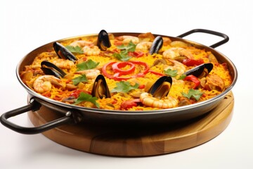 Paella spanish food clipart
