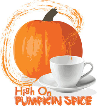 High On Pumpkin Spice Graphic