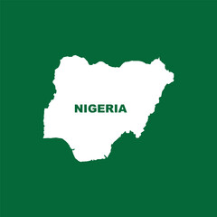 Nigeria map icon