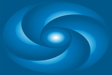 Abstract blue background with spiral and place for your text. Background for design.