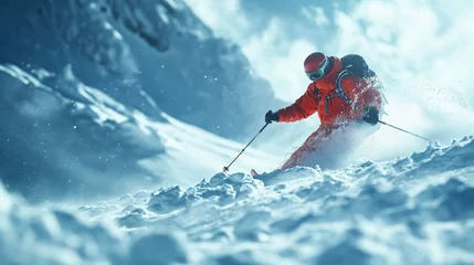 Fotobehang Ski © Saltanat