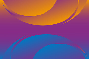 Abstract background with circles of purple and orange colors. Background with place for your text.