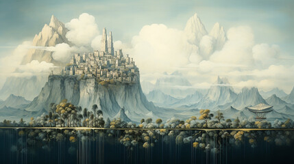 A Dreamy Landscape of Fantasy and Stream