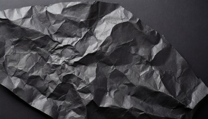 scrunched black paper background