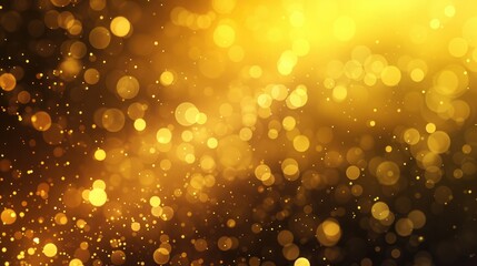 Gold abstract bokeh background