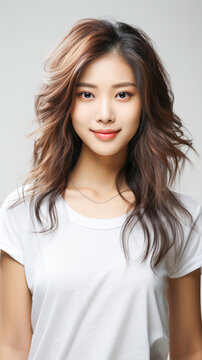 Beautiful asian young woman