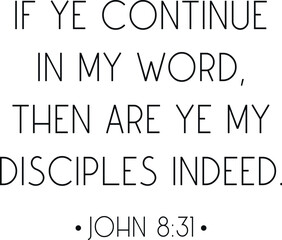 Fototapeta premium Bible Verse on white background Christian scripture quote