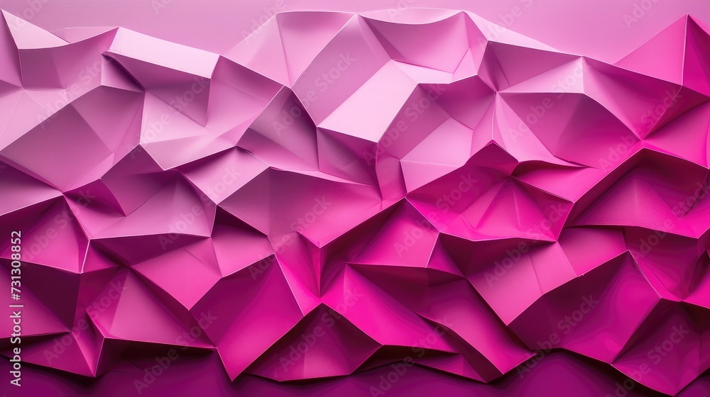 Poster pop up paper craft for texture of background color magenta