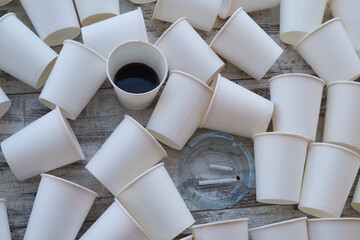 Cheap street coffee, street food.