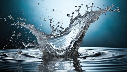 water splash on transparent background isolated png generated with - obrazy, fototapety, plakaty