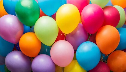 Fototapeta na wymiar colorful vivid balloons background