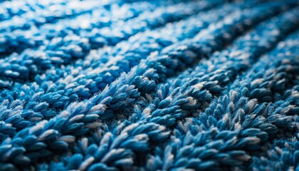 blue carpet blue fabric texture background closeup - obrazy, fototapety, plakaty