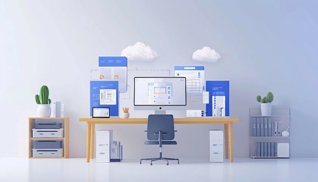 Document Management Remote Access, the flexibility of remote access in document management with an image showing seamless access to documents from any device or location, AI 
