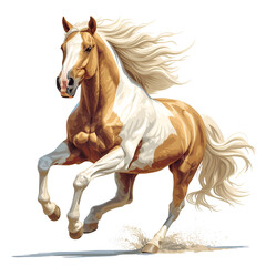 Obraz na płótnie Canvas Horse Clipart, Horse Watercolor, Animal Clipart, Cute Horse, Commercial Use Allowed, Wall Décor, Clipart Bundle