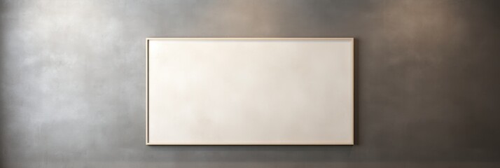 blank frame in Beige backdrop with Beige wall, in the style of dark gray