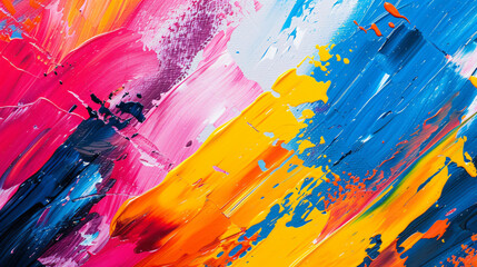 A mesmerizing contemporary artwork bursting with energy and passion. Vibrant brushstrokes and bold, abstract forms create a captivating visual experience, evoking a sense of modernity and cr