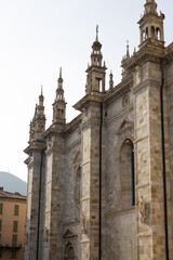 Fototapeta na wymiar Cathedral of Santa Maria Assunta, better known as Como Cathedral in Como, Lombardy, Italy