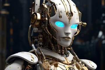 Cyber woman Generated Ai