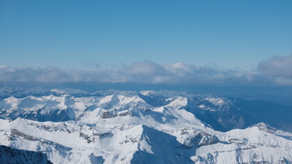 Naklejka premium snow covered mountains