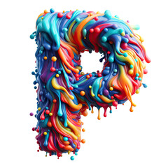  Isolated 3D Letter on a Clear PNG Canvas Generative AI 