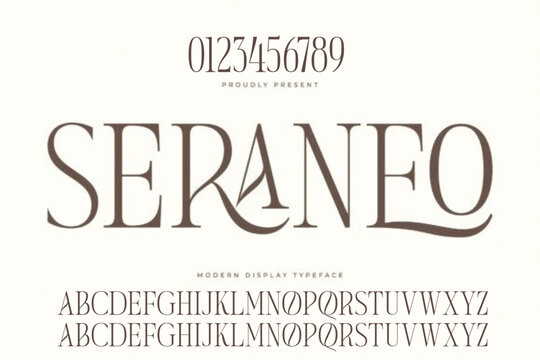elegant font  alphabet set