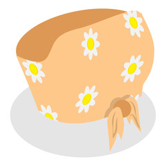 3D Isometric Flat  Set of Bras. Item 8