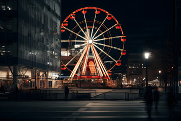 ferris wheel, amusement park, massive ferris wheel