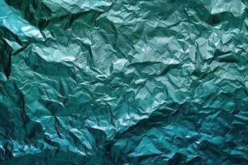 Crumpled silver background metal decorative foil, darkness, art, silver waves. Perfect background to anything you need in different colours. blue dark background, silver background EMERALD TEXTURE MET