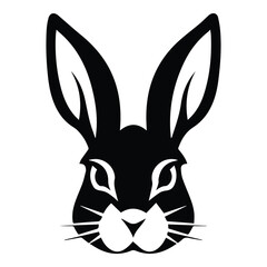 Rabbit Flat Icon Isolated On White Background