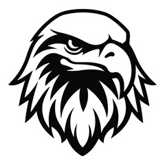 Eagle Flat Icon Isolated On White Background