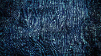 A mesmerizing seamless denim fabric texture featuring intricate threads and a deep, luxurious indigo shade. Perfect for adding a touch of classic style and sophistication to any design proje