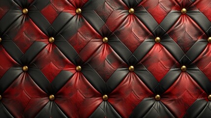Fototapeta premium a dark quilted luxury background