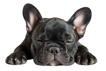 French bulldog puppy sleeping