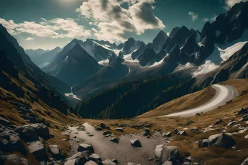 Papier Peint photo autocollant Himalaya swiss mountains landscape
