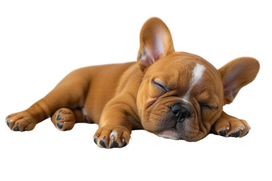 French bulldog puppy sleeping