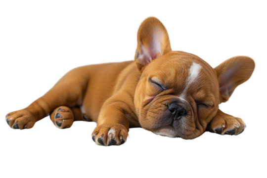 French bulldog puppy sleeping
