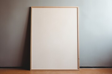 blank frame in Tan backdrop with Tan wall