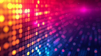 Color spectum light LED grid