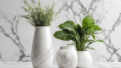 herbs in a vase