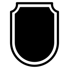 Shield icon. Protect shield vector