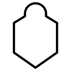 Shield icon. Protect shield vector