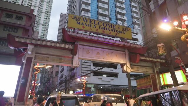 Welcome to Manila Chinatown &ndash; Binondo, Philippines in 60fps 4k Slow motion