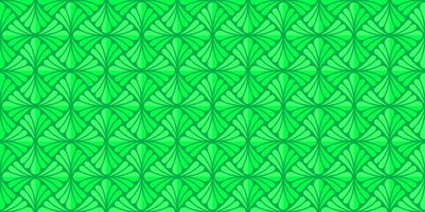 Seamless pattern of leaves in green color, perfect for decoration, wallpaper and fabric