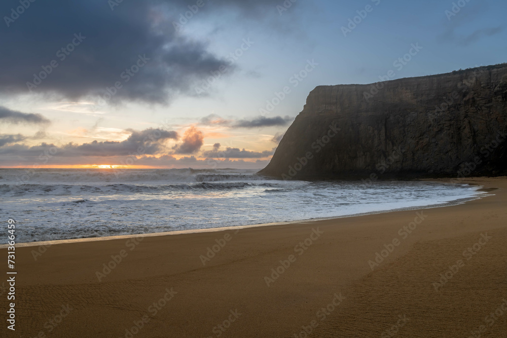 Wall mural Martins Beach at Sunset