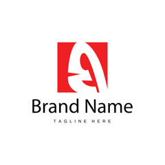 Letter a logo with simple style. Illustration of a luxury product brand template