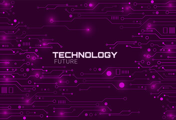  Vector. Abstract technology concept for printed posters. Sci-fi print. Digital communication background design and big data visualization, global communication. Future technologies. Cyberpunk style 